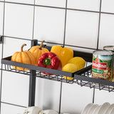 Stainless Steel Single Layer | Kitchen Bowl Rack Shelf | Inner Length 92 Cm